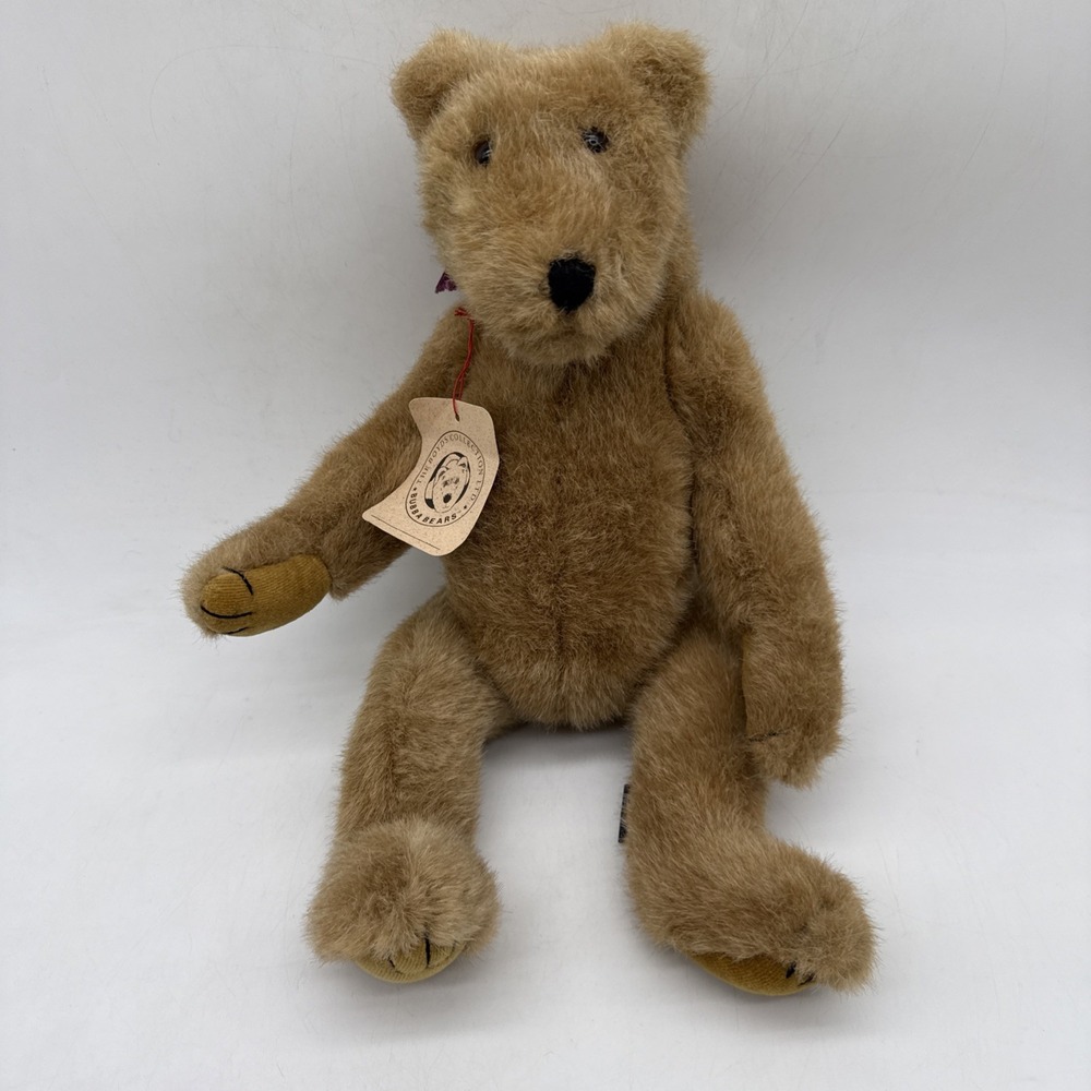 Boyd's Collection Bubba Bear Swivel Head Tan Plush Jointed Teddy ~15"